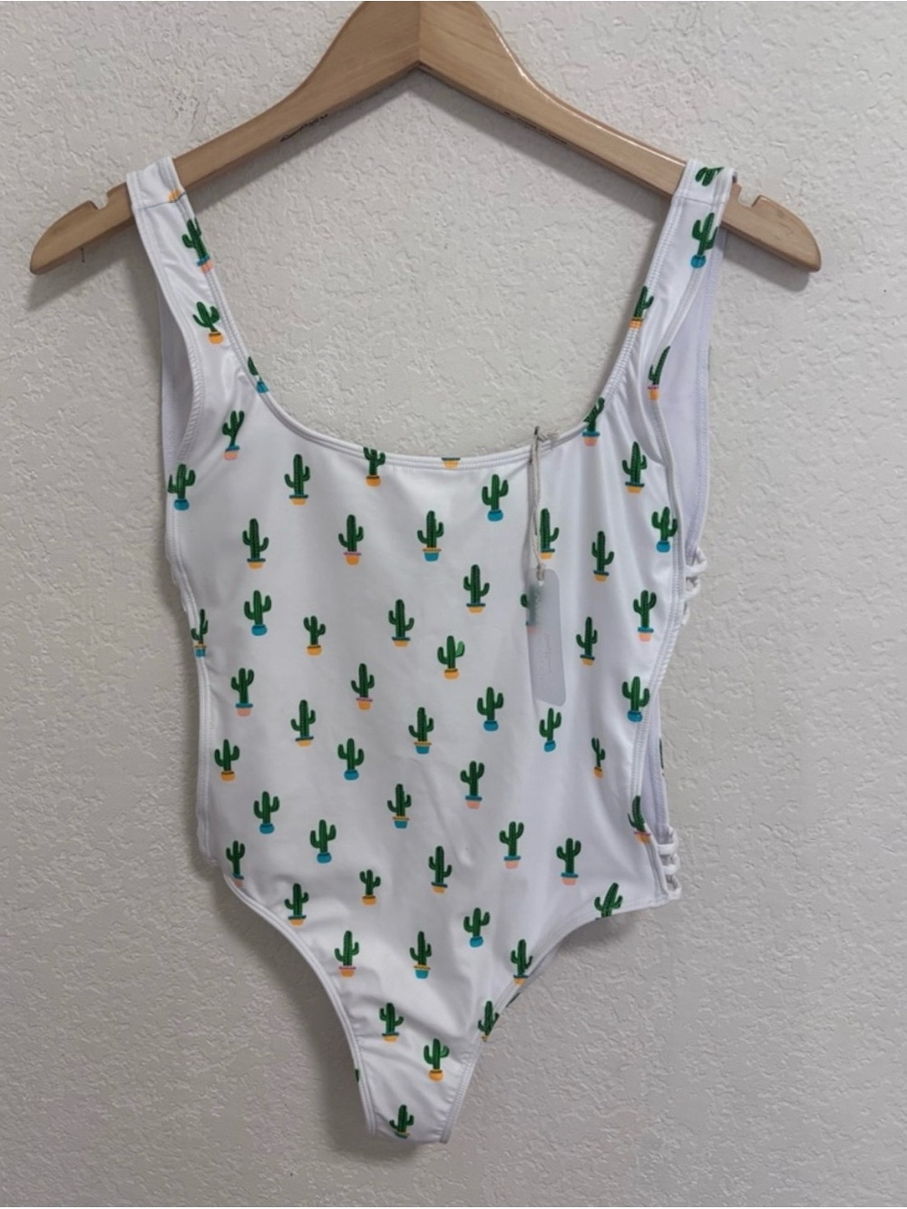 Kenny flowers cactus print one piece swimsuit NWT